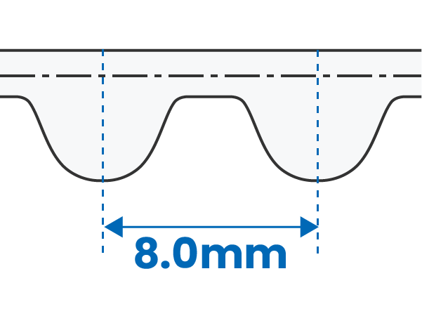 치형 형상(8.0mm)