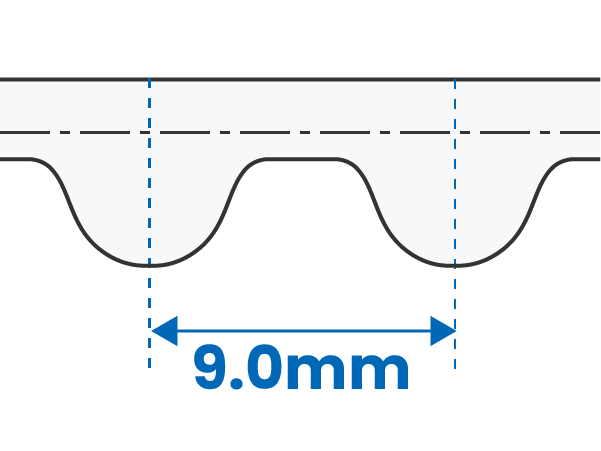 치형 형상 (9.0mm)