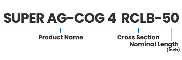 SUPER AG-COG 4 (고급 농기계용 치형 V벨트)