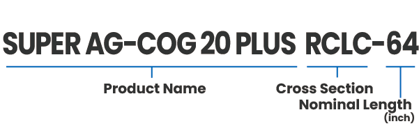 SUPER AG-COG 20 PLUS (고급 농기계용 치형 V벨트)